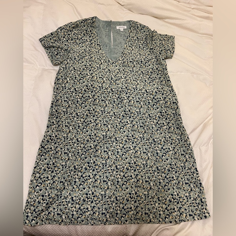 Mittoshop Print V-Neck Dress